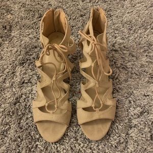 Fergalicious By Ferguson lace-up heels